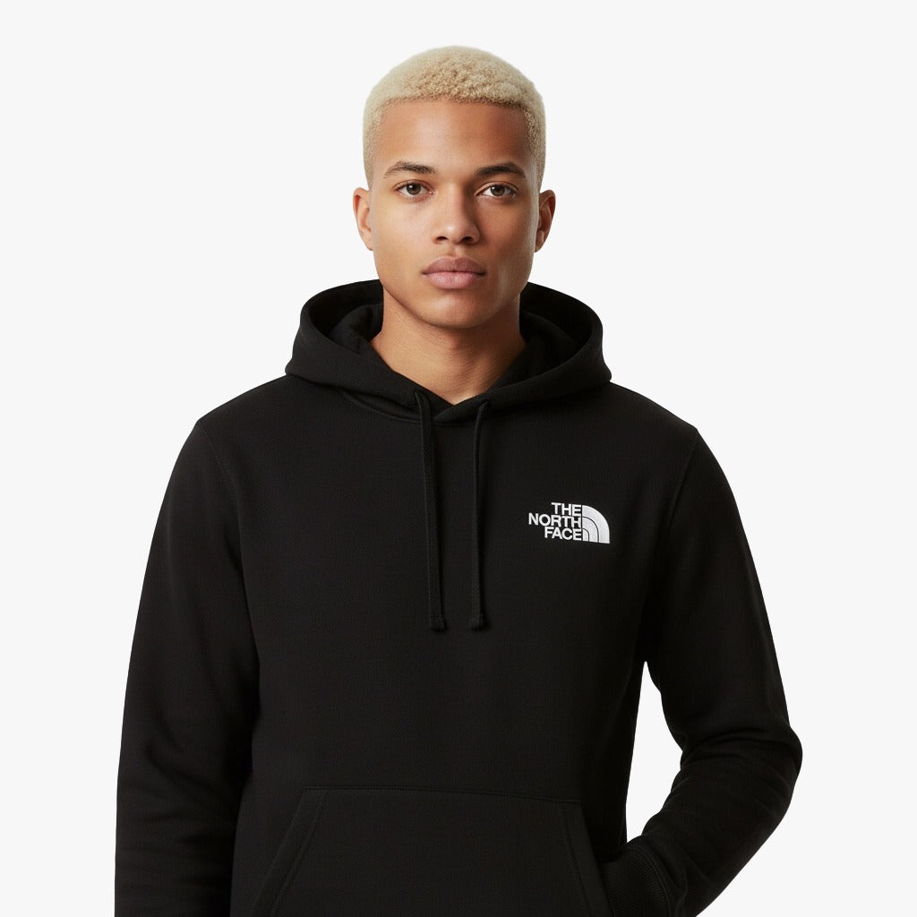 czarna bluza z kapturem Northface